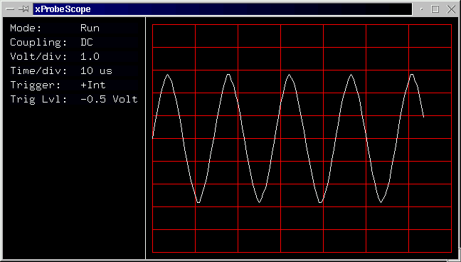 Screen shot of a Triangle waveform